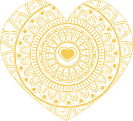 This is simple and vector Love Mandala background and this background is editable.