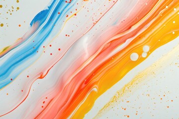 Abstract vibrant multicolor paint background. Abstract colorful painted texture