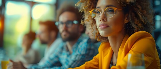 Diverse Professionals Collaborating on a Project in a Modern Office Setting. Concept Teamwork, Office Culture, Diverse Professionals, Collaboration, Modern Workspace