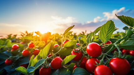 tomato plants field - 776155867