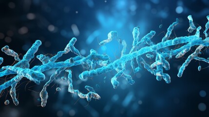 Telomeres crucial chromosome segments impact health and aging - obrazy, fototapety, plakaty