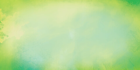 Abstract watercolor frame background. Colorful green background texture. Background with space for text.