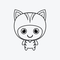 Cat Character Icon
