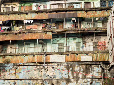 India, Kolkata, low cost housing tenement