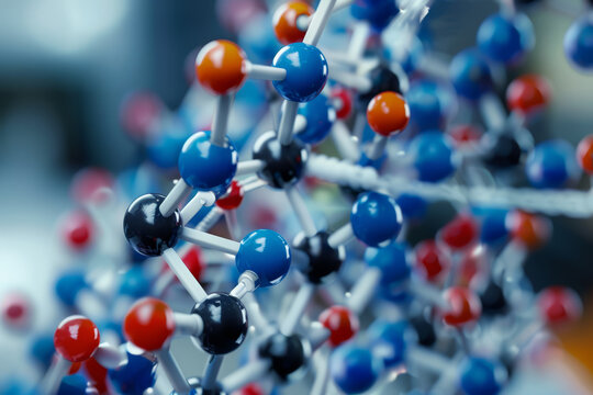 Advanced genetics research in pharmaceuticals, DNA sequencing and drug molecules 