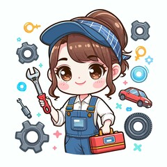 mechanic vector  Illustrator Artwork