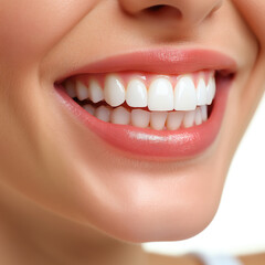 close up of a woman smiling