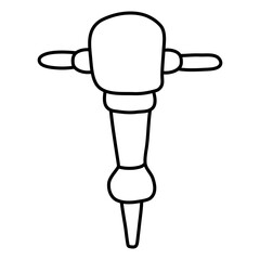 Premium download icon of hand drill machine

