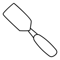 Trendy vector design of chisel

