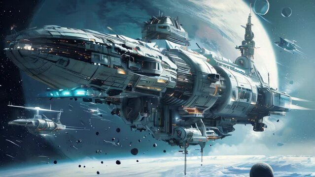Intergalactic space ship