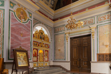 St. Alexander Nevsky Cathedral. Simferopol, Crimea, Russia. 27.02.2024