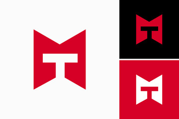 Fototapeta premium Initials MT logo vector premium