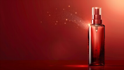 Naklejka premium Cosmetic Red