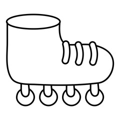 Premium design icon of skating shoes

