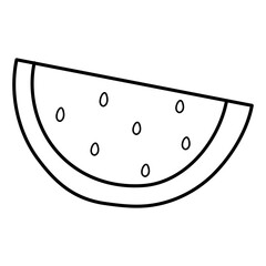 Creative design icon of watermelon

