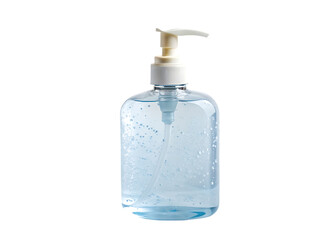 Hand sanitizer bottle isolated on transparent background