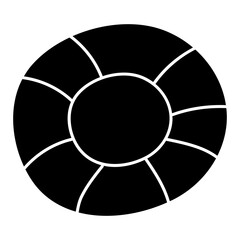 Creative design icon of lifebuoy

