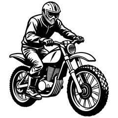 motorcycle sport bike silhouette,vintage dirt bike racer