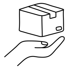 Premium download icon of parcel care

