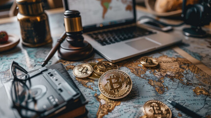 Like a digital compass guiding the way, Bitcoin transforms the laptop into a portal of possibility, where travel becomes not just a destination, but a transformative experience.