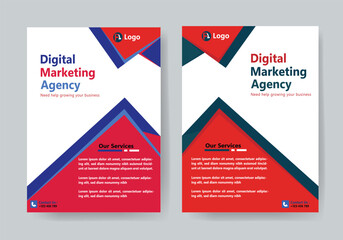 Industrial Flyer, Flyer design layout for business, Modern publication poster Design, business Leaflet Flyer vector design presentation,