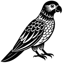 parrot  silhouette vector illustration svg file

