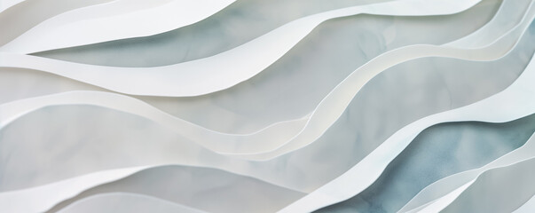 Obraz premium Abstract gray with hint of blue color waves background. Generative AI