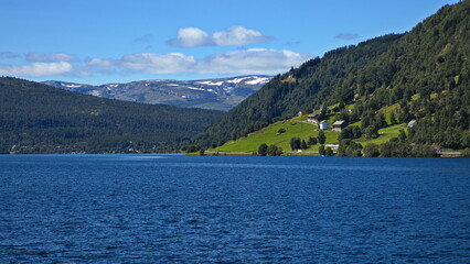 Lake Oppheimsvatnet in Norway, Europe
