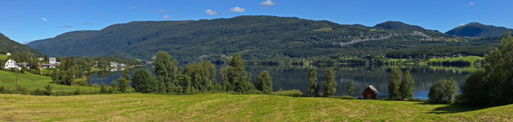 Lake Vangsvatnet in Norway, Europe
