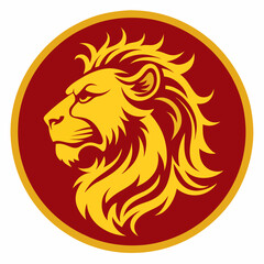 Lion mascot logo icon element vector graphic sign symbol clipart vector illustration