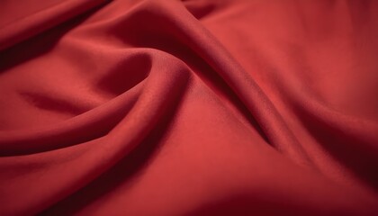 red fabric texture background create with ai