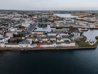 The Long walk in Galway, Ireland by Drone