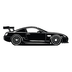 Obraz premium Motorsport Silhouette