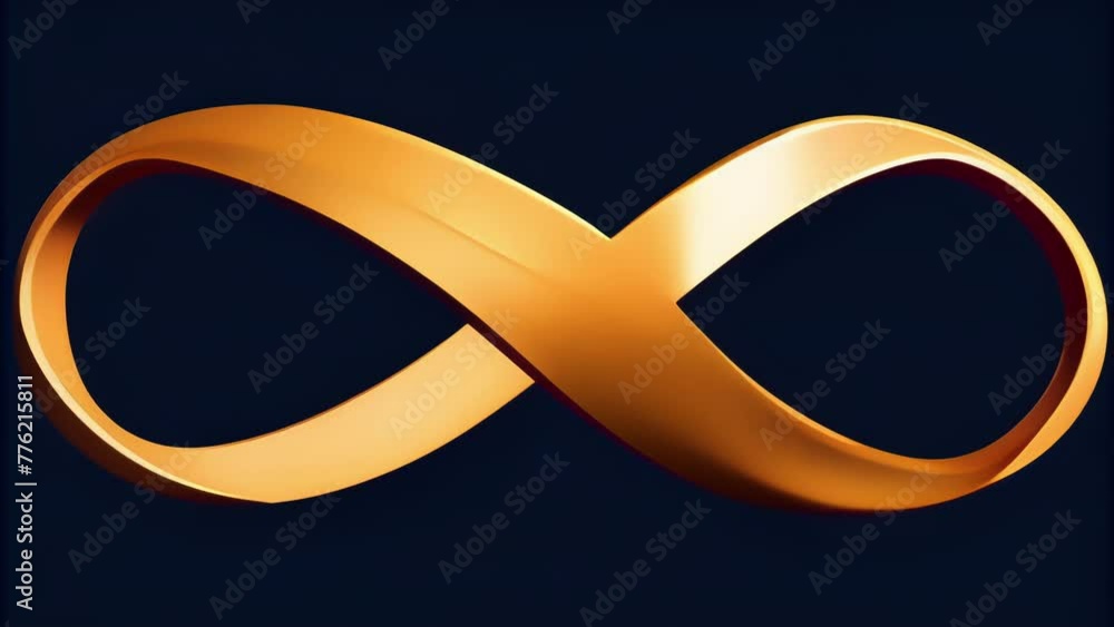 Poster Viscous ribbons of gold twisting and turning like a river in motion.