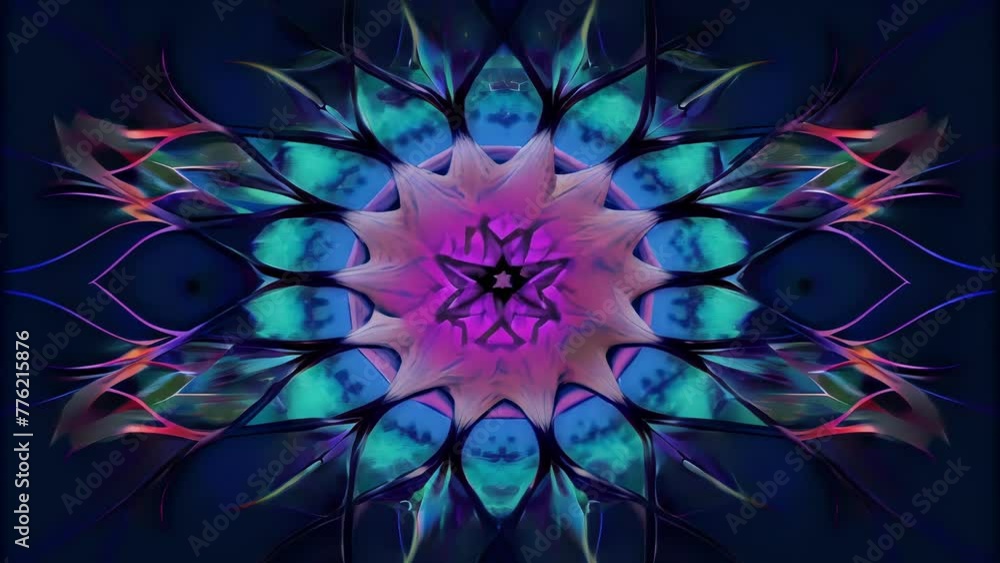 Aufkleber A vibrant explosion of crisscrossing threads forming a striking visual representation of a tangled web.