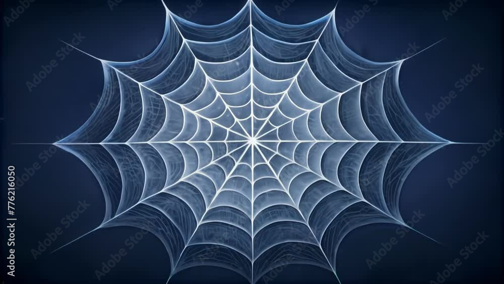 Poster A delicate web of intricate chalk lines like a spiders web stretched across a chalkboard.