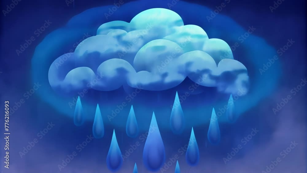 Poster the soft mottled texture of stained ink reminiscent of a stormy night sky.