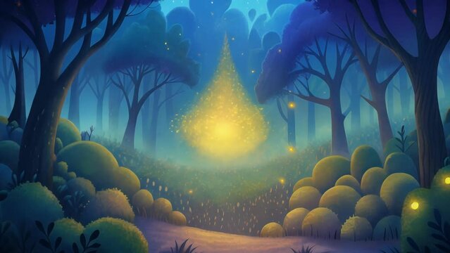 Mesmerizing bursts of light that mimic the gentle flicker of fireflies in a fairy tale forest.