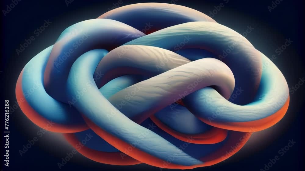 Poster delicate threads and thick ropes intertwine to create a dimensional and textural tapestry.