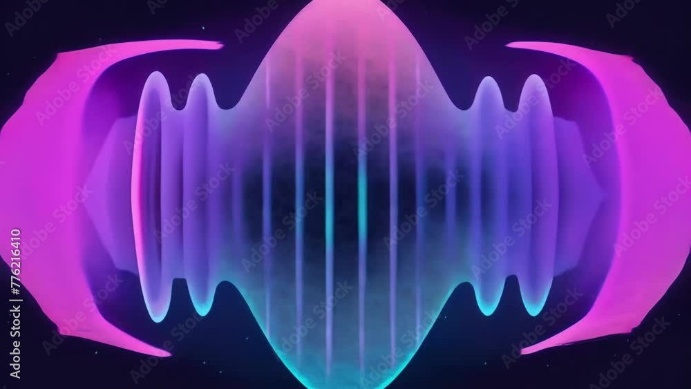 Poster echoes of sound reverberating in a hypnotic display of rhythmic beauty.