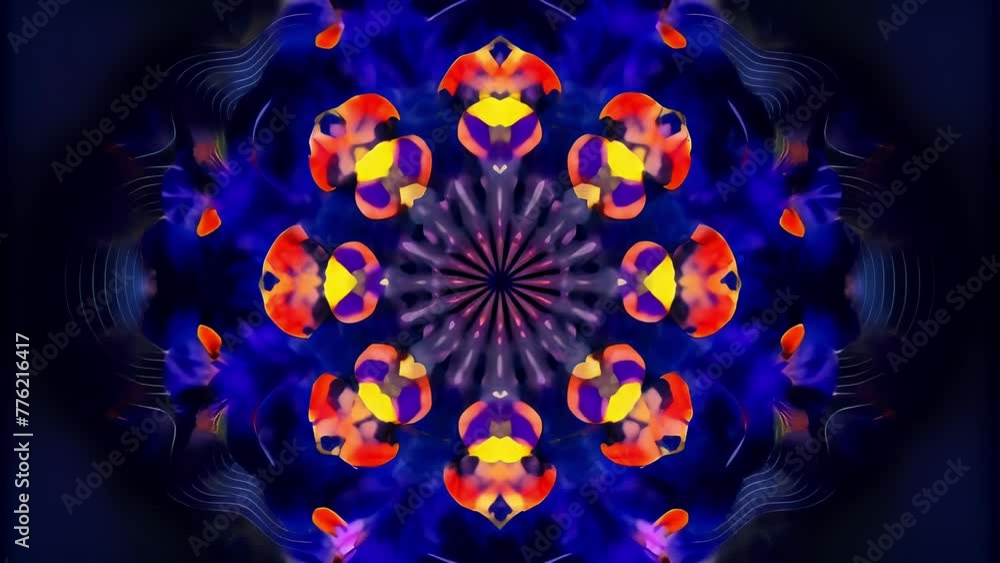 Poster An auditory kaleidoscope with each rotation revealing a new pattern of waveform echoes.