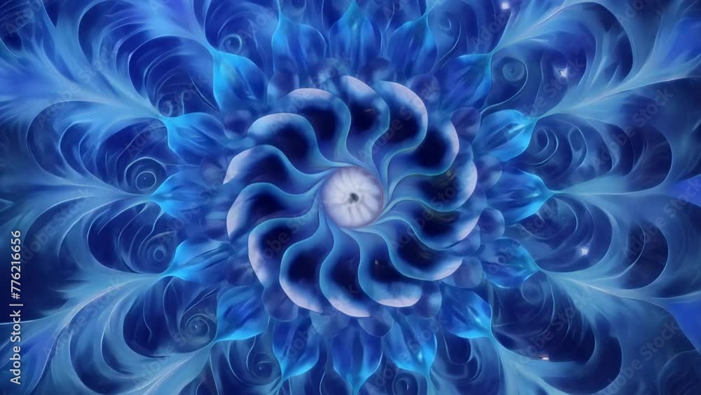 Poster a kaleidoscope of pulsing waves creating a mesmerizing pattern that hints at the hidden mechanics of