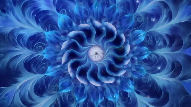 A kaleidoscope of pulsing waves creating a mesmerizing pattern that hints at the hidden mechanics of electricity and magnetism.