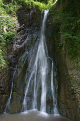 View of a waterfall in Trabzon, Turkey