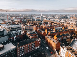 Views of Dublin, Ireland by Drone