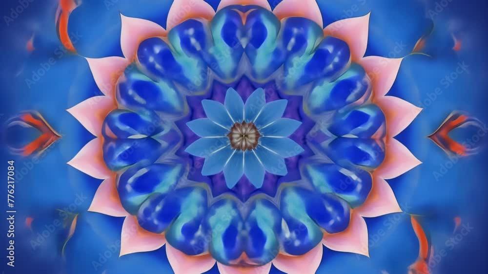 Poster A fluid fusion of lines and curves intertwining to create a symphony of movement and balance in the mandala.
