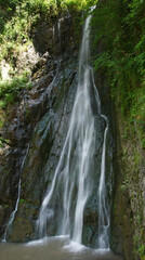 Fototapeta na wymiar View of a waterfall in Trabzon, Turkey