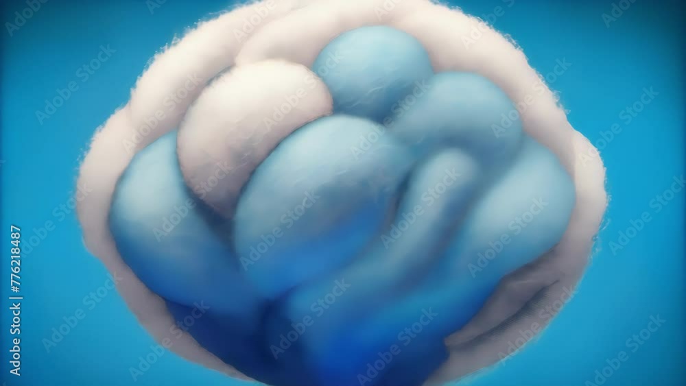 Poster A study in contrasts this artwork combines smooth cool cotton with rough fuzzy wool to create a tactile experience that is both intriguing and