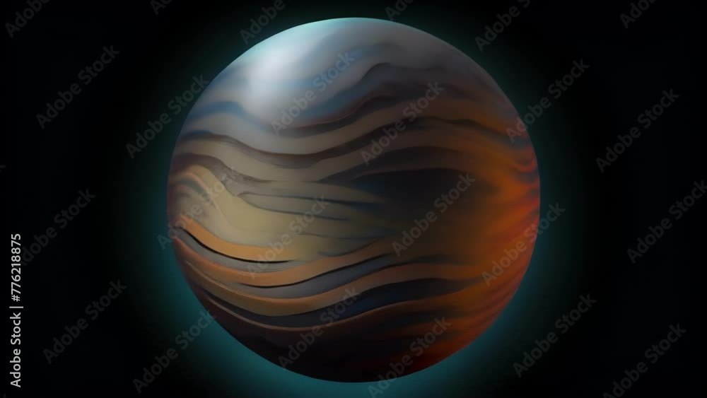 Poster A wavelike design with alternating bands of polarized dark and light creating a sense of undulation and texture.