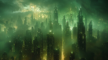 Immerse yourself in a cyberpunk city